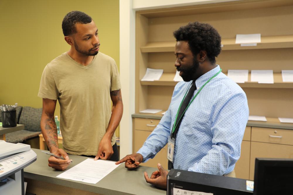 veteran services with veteran student 