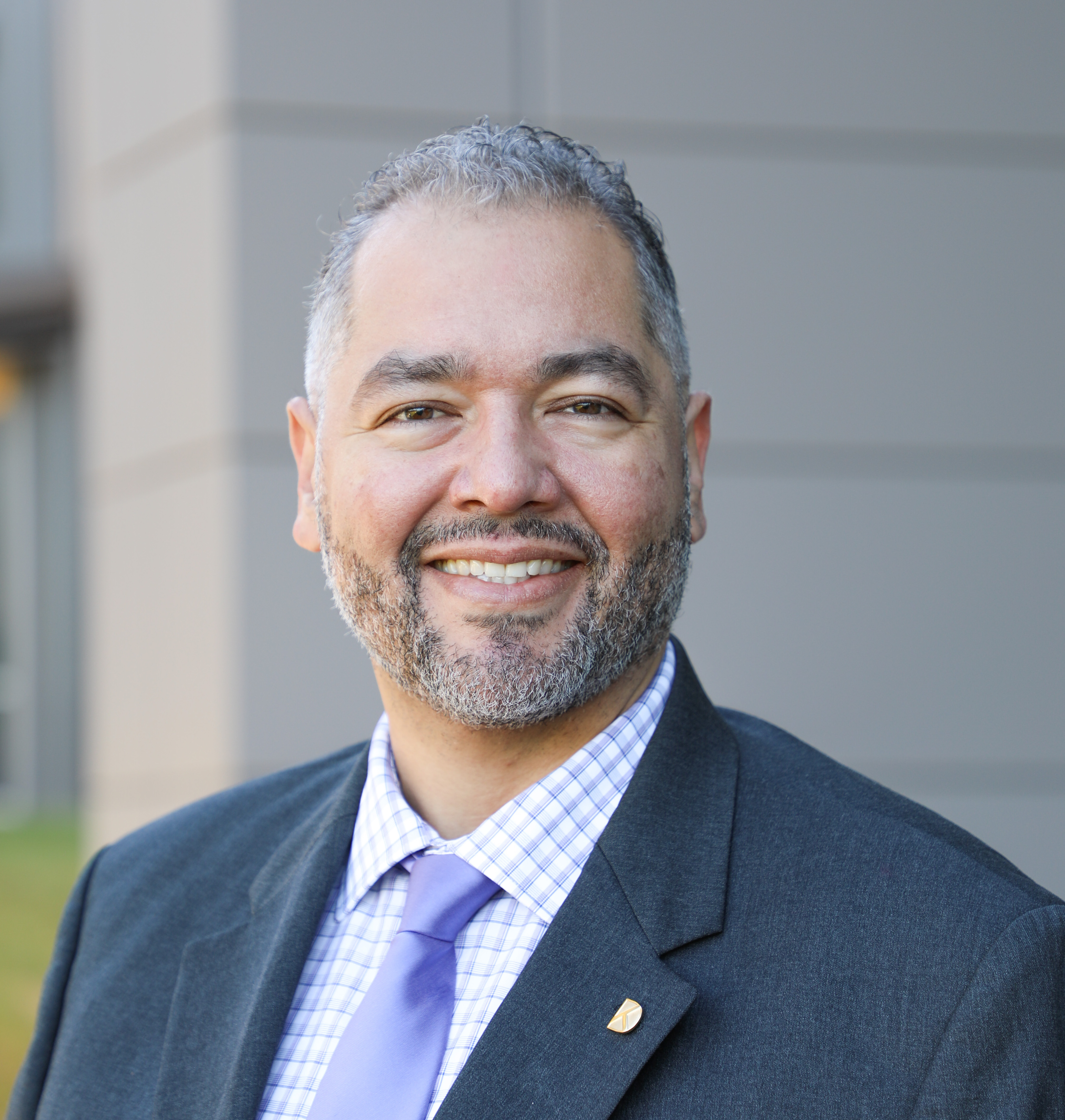 man smiling at camera