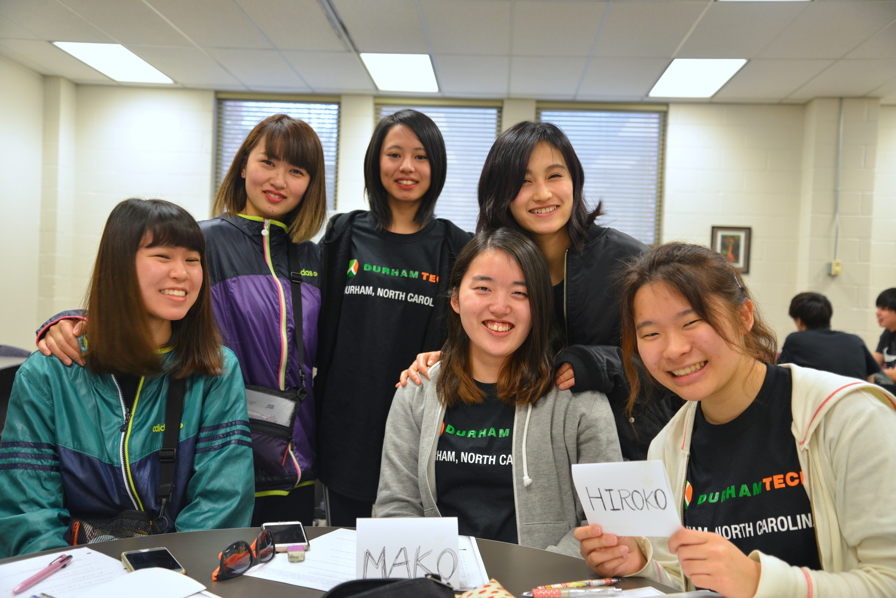 group of students smiling 