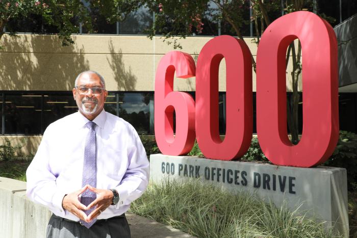 person smiling at camera