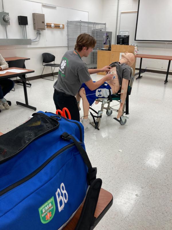 EMS class at Durham Tech's Orange County Campus.