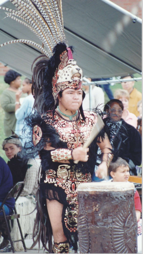 Native American drummer