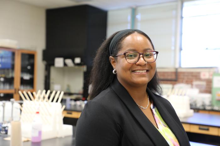 person smiling at camera