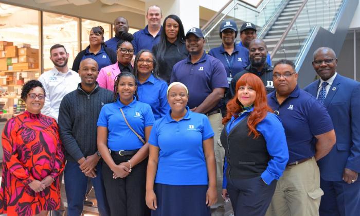 Duke University Environmental Services (UEVS) team members who graduated from the IEHA course at Durham Tech.