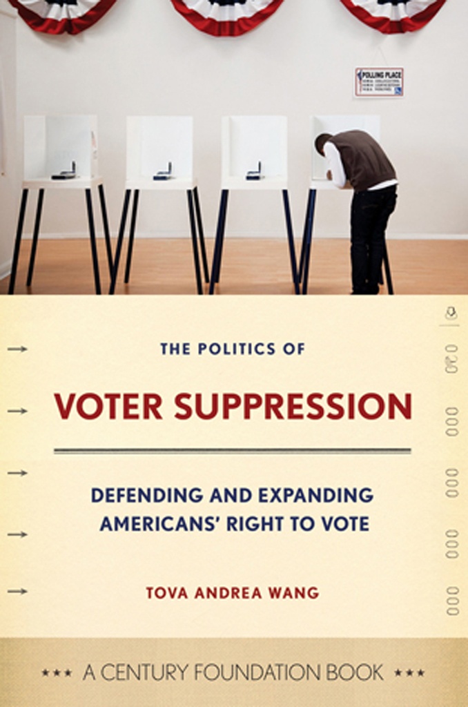 Photograph of someone voting