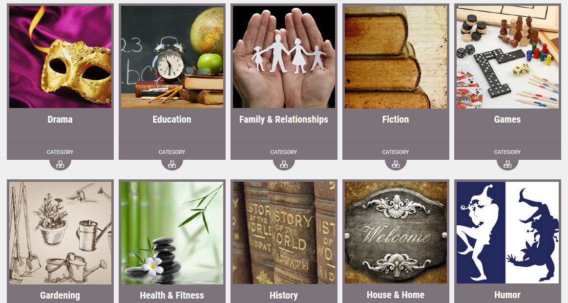 Home Grown ebook categories