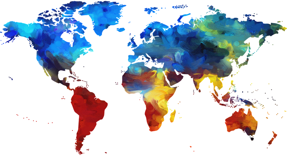 world map 