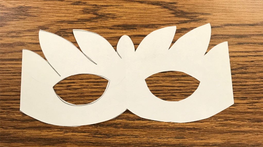 Cut out mask