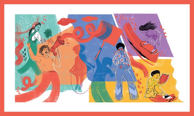 "Girlhood (It's Complicated)" courtesy of the Smithsonian Institution by artist Krystal Quiles
