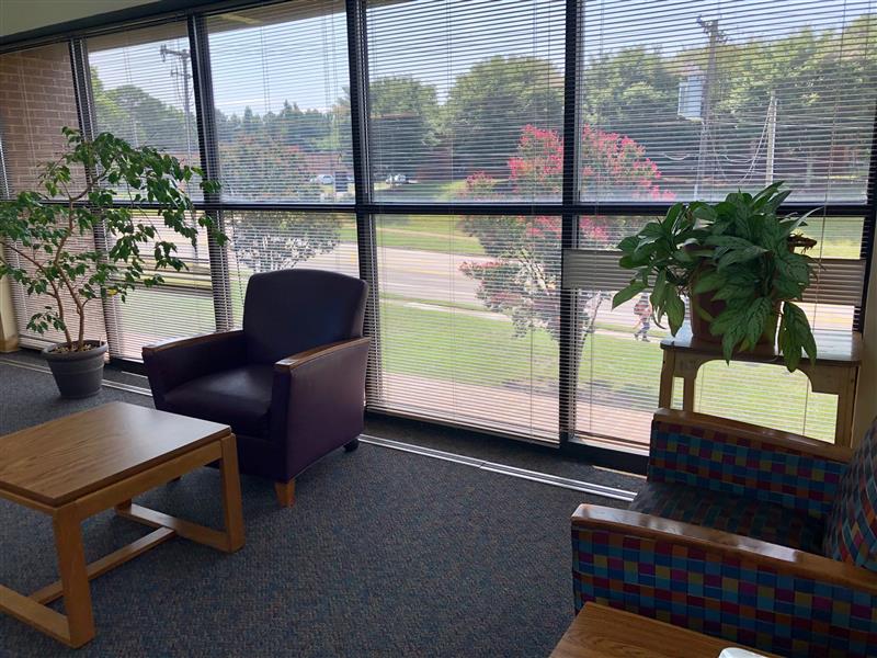 Main Campus Library upstairs individual study area