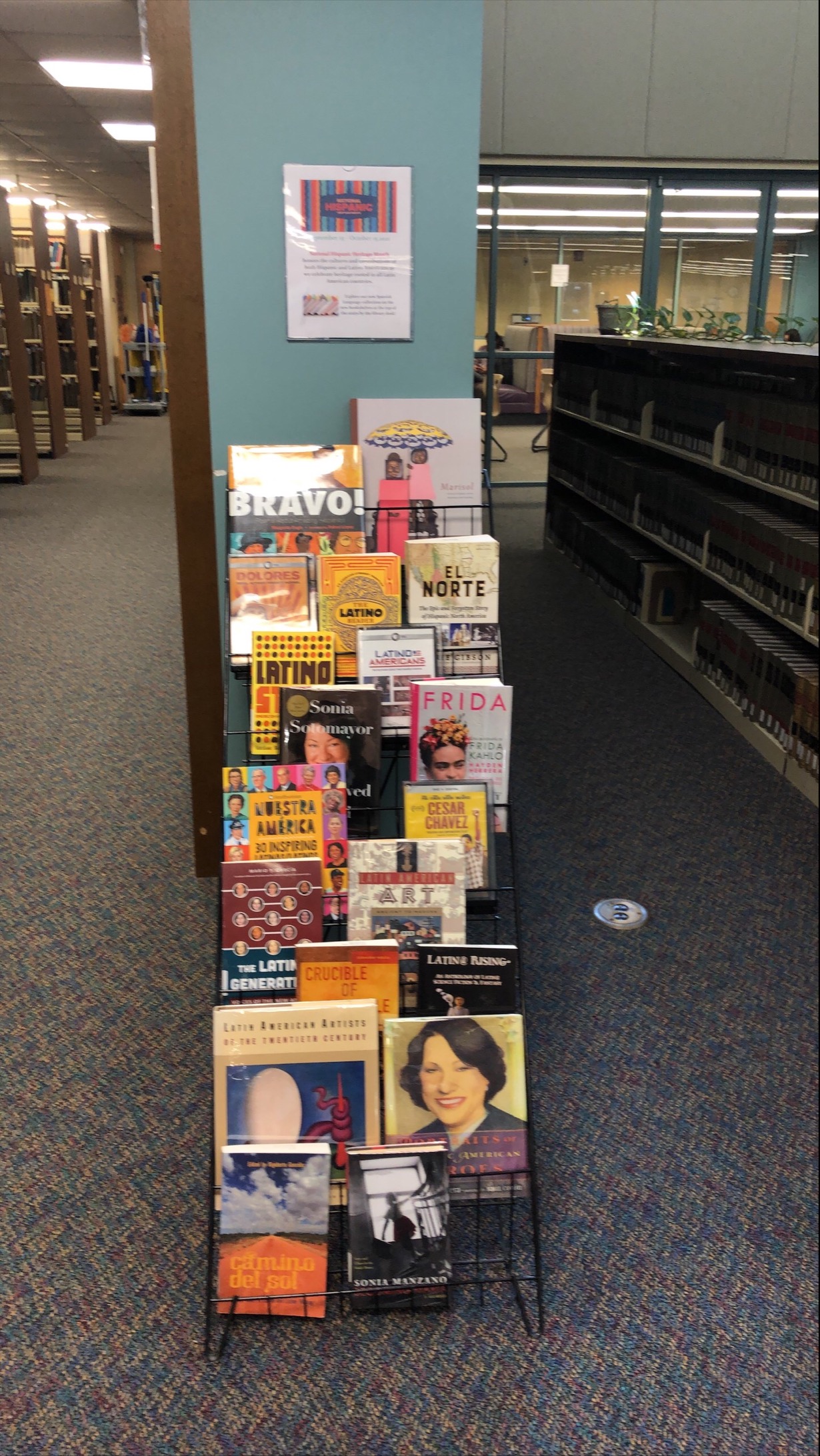 Hispanic Heritage Month 2021 Main Campus Display