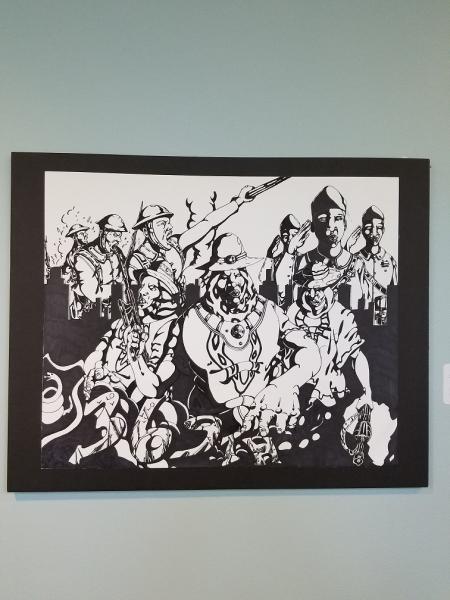 Mfonobong Utin "Homage to the Harlem Hellfighters: Past Present and Future"