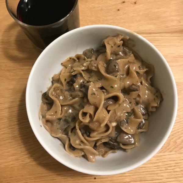 Mushroom Stroganoff