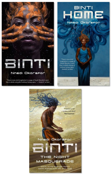 Binti, Home, and The Night Masquerade by Nnedi Okrafor