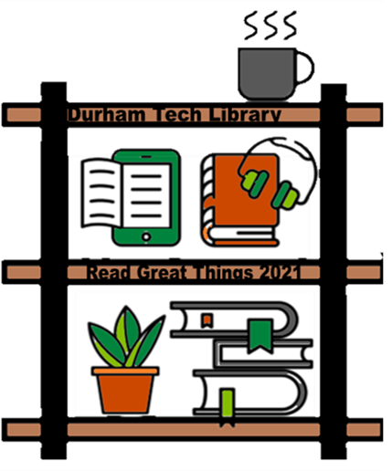 read great things 2021 square shelf with books