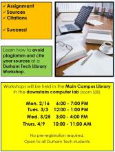 Citation Workshops information