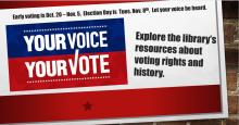 Your voice, your vote 