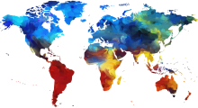 world map 