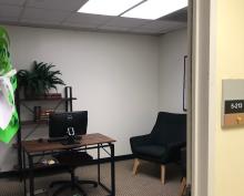 Room 5-213, the Recording Room, in the Main Campus Library
