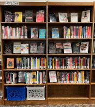 Orange County Campus Library New Books Display, February 2022