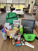 SNACK to School Library Scavenger Hunt Gift Basket, Aug. 2023